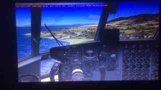 FSX C130J LANDING AT LESVOS ISLAND MYTILINI AIRPORT [upl. by Johannes650]