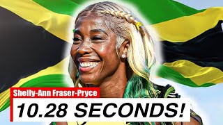 THE NEW 100 METER WORLD RECORD ShellyAnn Fraser Pryce amp Elaine ThompsonHerah [upl. by Ilrak]