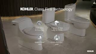 Kohler Class 5 Toilet Extraordinarily Powerful Flushing Performance [upl. by Aurea]