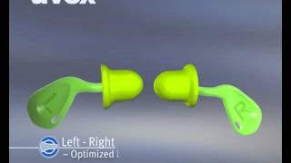 uvex 2124001 XAct Fit Corded Ear Plugs Product Video [upl. by Anitsirc95]