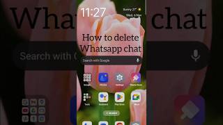 Whatsapp chat delete kaise kare plz subscribeshorts shorts feedviral shortsyoutube shorts [upl. by Lipcombe]