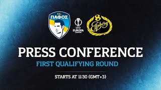 Pafos FC vs IF Elfsborg  Press Conference [upl. by Ybbor]