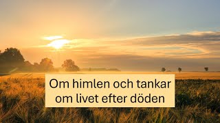 Om himlen och tankar om livet efter döden [upl. by Asilad236]