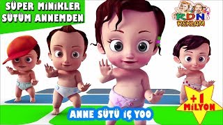 Süper Minikler Anne Sütü Şarkısı Dans Eden Bebekler Reklamı15 Dk Kesintisiz Uzun Versiyon [upl. by Letram]