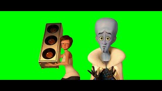 Roxanne Throwing Stuff at Metro Man meme  Megamind  Green Screen [upl. by Aloisia]