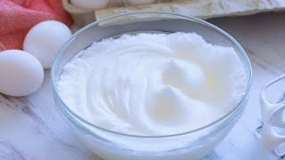 How to Whip Egg White  Beat egg whites without fail  Swiss Meringue [upl. by Nylyaj107]