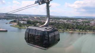 A ride on the Koblenz cable car [upl. by Clarette]