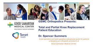 Dr Summers  Total Knee Pre Op Education Video 2nd Edition [upl. by Asoramla619]