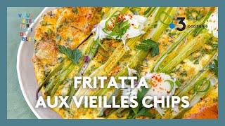 Recette anti gaspillage  Frittata aux vieilles chips [upl. by Jumbala]