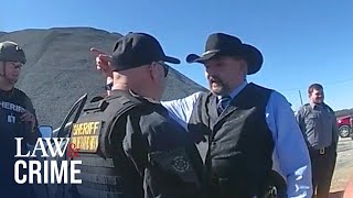 Oklahoma Police and Deputies Get in Heated Confrontation Over SWAT Operation [upl. by Kentigerma]