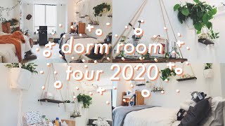 🛏 college dorm room tour 2020  freshman  northeastern university 🐾 [upl. by Anerys]