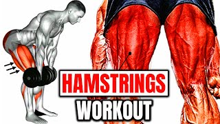 9 Bigger Hamstrings Exercises💪 Build Strong Hamstrings [upl. by Bernete]