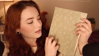 ASMR Book Tapping amp Tracing Close Whispers [upl. by Delmore]