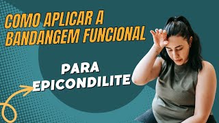 Bandagem para Epicondilite lateral [upl. by Chasse]