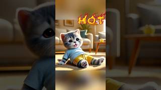 🥵Hot Day Cold Surprise🥶 cat kitten catvideos cute funny catlover [upl. by Bloom]