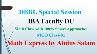 ডাচ বাংলা ব্যাংকDBBL টপিকবেসড স্পেশাল Mcq ক্লাস ০১ with 100 smart Approaches [upl. by Aiuqcaj846]