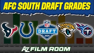 2024 NFL Draft Grades  AFC South [upl. by Truelove]