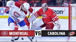 Montreal Canadiens vs Carolina Hurricanes  Season Game 18  Highlights 181116 [upl. by Theron]