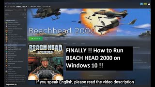 Como rodar  How to Run BEACH HEAD 2000 on Windows 10 2022 [upl. by Sheelah903]