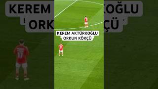 Kerem Aktürkoğlu ve Orkun Kökçü BenficaPorto maçına dua ederek çıkıyor [upl. by Ahsiadal]