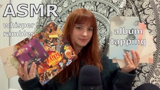 ASMR  KPop Album Tapping  Whisper Rambles [upl. by Beauregard312]