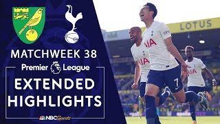 Norwich City v Tottenham Hotspur  PREMIER LEAGUE HIGHLIGHTS  5222022  NBC Sports [upl. by Denten58]