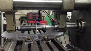 KampT Mill Horizontal Slitting Saw Action [upl. by Sapers]