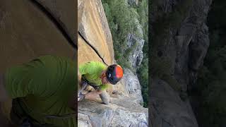 The Crux 510d of Pitch 5 on The Rostrum in Yosemite [upl. by Pennie975]