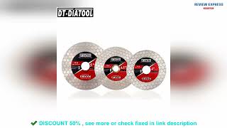 ✔️DIATOOL 123pcs Dia 105115125mm Diamond Cutting Disc for Cutting Ti [upl. by Hinkel]