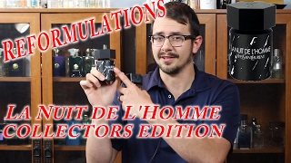 La Nuit De LHomme Collectors Edition amp Reformulation Comparison  2014 Yves Saint Laurent La Nuit [upl. by Nannette]