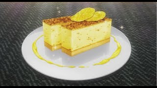 SHOKUGEKI NO SOMA  COMO HACER quotSemifreddo de limónquot Mimasaka amp Takumi [upl. by Ume]