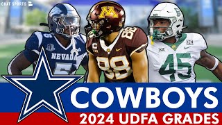 Cowboys UDFA Grades All The UDFA Signings For Dallas Ft Brevyn SpannFord And Emany Johnson [upl. by Oleusnoc]