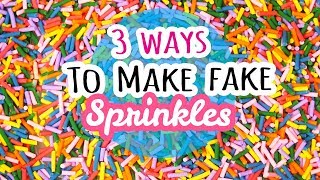 How to Make Deco Sprinkles  Squishies Slime Crafting Clay Projects [upl. by Duester971]