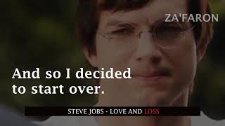 Learn English with STEVE JOBS  English subtitles  LOVE and LOSS [upl. by Dercy]