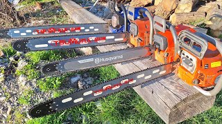 FarmerTec G888 Husqvarna 266sg 281xp and John Cutter G5800 Big knotty oak [upl. by Ariaes]