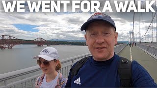 Walking from Edinburgh to Aberdour via the Forth Bridges  we know how to celebrate 15k subs [upl. by Nifled571]