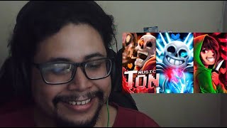 Timeofshooting React Hora do Julgamento  Bad Time Trio Undertale AU  PapyrusDaBatata [upl. by Seldon]