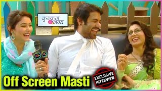 Abhi Pragya Tanu Crazy Fun Interview  On Set  Kumkum Bhagya EXCLUSIVE  Throwback [upl. by Smart]