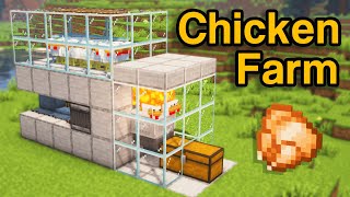 Minecraft Cooked Chicken Farm [upl. by Sumner186]