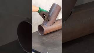 DIY wood stove from iron pipesshorts [upl. by Absa]