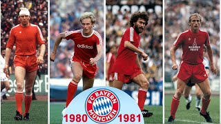 Squad of Bayern München 198081  Then and Now [upl. by Eberto]