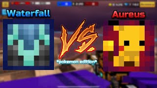 Waterfall VS Aureus Top 1 Clan VS Top 2 ClanPixelGun3D [upl. by Surazal]