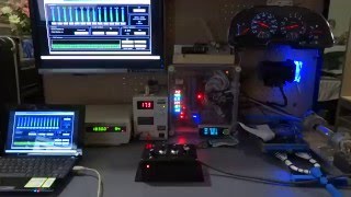 Nissan 300ZX Z32 ECU gauge cluster and FPC test fixture [upl. by Arammat]