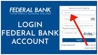 How To Login Federal Bank Internet Banking Account 2023 [upl. by Alimaj110]