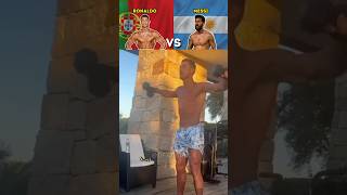 Ronaldo vs Messi Family Workout Challenge💪 [upl. by Assyle]