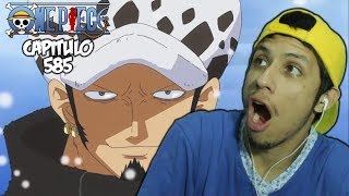 EL SHICHIBUKAI  TRAFALGAR LAW  ONE PIECE REACTION CAP 585 [upl. by Polinski631]