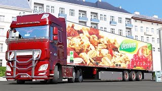 ETS2 128 ProMods 218 DAF XF106 Fürth  Graz [upl. by Ricki]