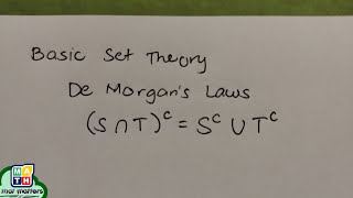 De Morgans Law Part 2 Explained [upl. by Dripps]