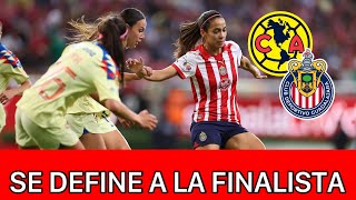 🔥PRIMER FINALISTA  América Femenil vs Chivas Femenil saldrá boleto a la gran final Liga MX Femenil [upl. by Lohse]