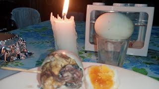 OLDASMR DIY MAKINGS SATISFIENG sounds in aluminum foil COOKING 🍳 eggs 🥚 the 1specialty Balutpinoy [upl. by Kery]